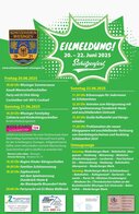 Plakat Schützenfest Wissingen 2025