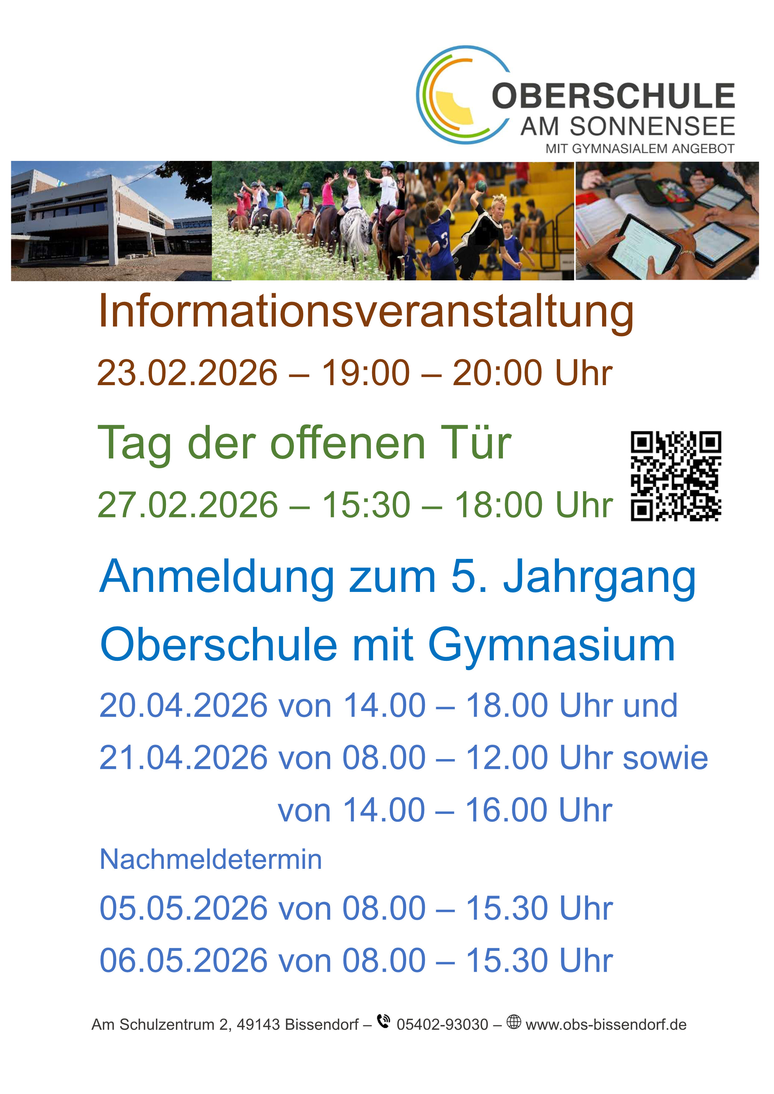 Infoveranstaltung zur Anmeldung OBS-GY 2026