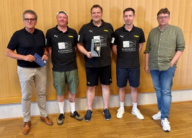 Empfang Handball A-Jugend BM, Trainer, Vorstand