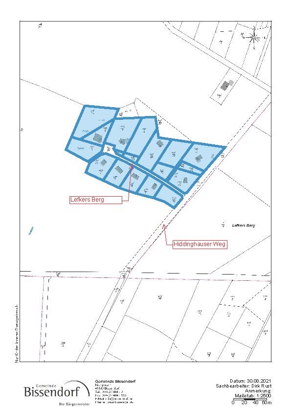 Karte Lefkers Berg Karte Lefkers Berg