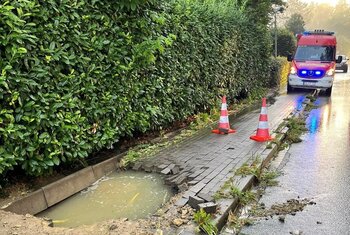 Rohrbruch Wissinger Straße 28.08.2025