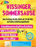 Schützenfest Wissingen - Wissinger Sommersause