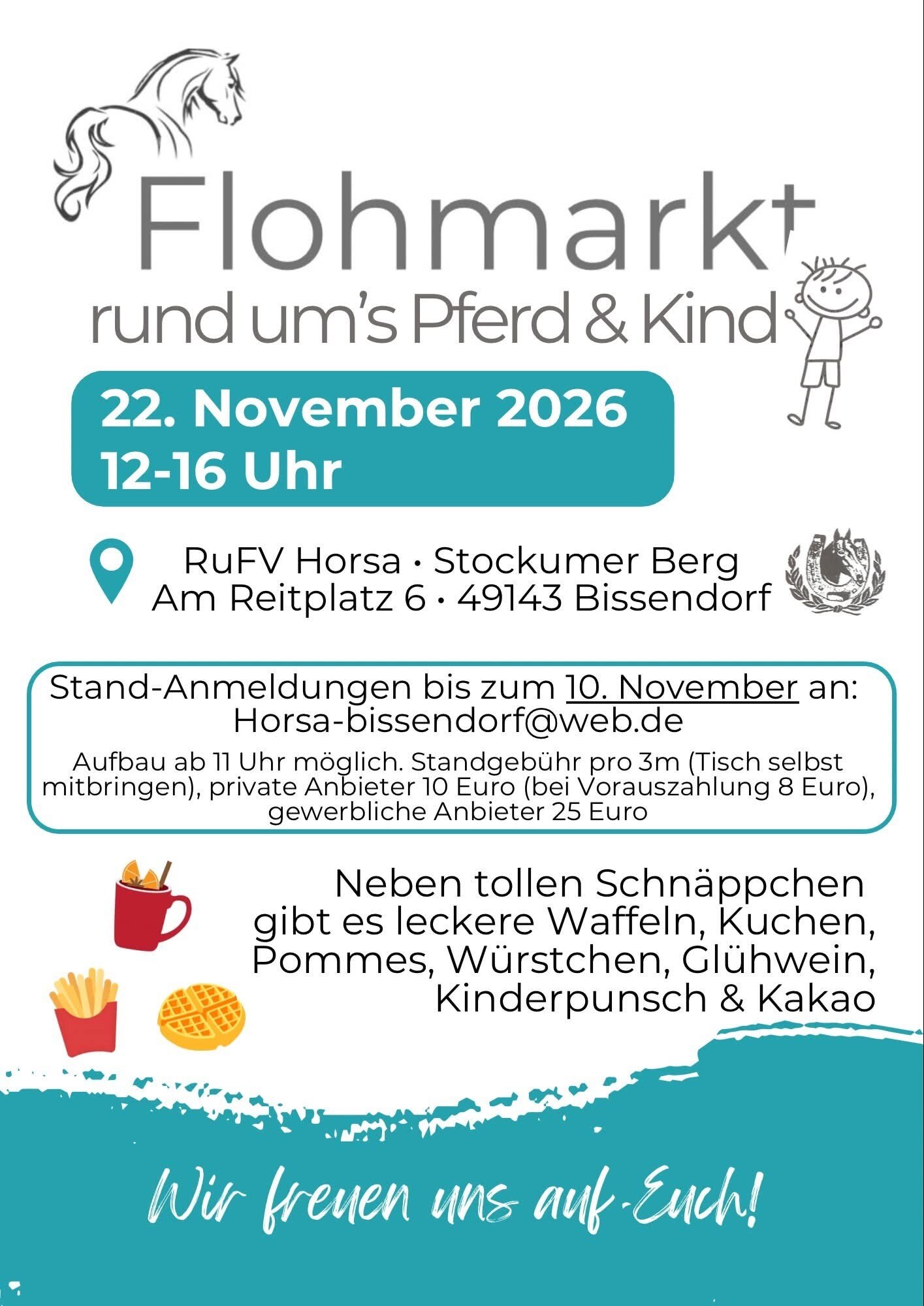Flohmarkt rund um´s Pferd