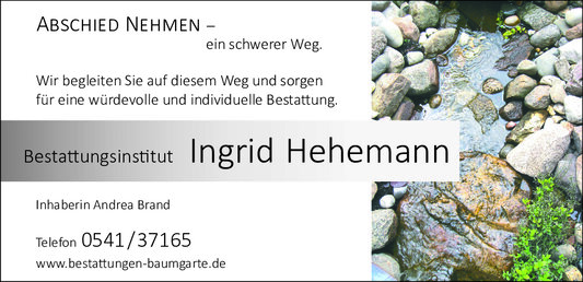 Bestattungen Hehemann -Baumgarte - Bestattungen Baumgarte Bestattungen Hehemann -Baumgarte