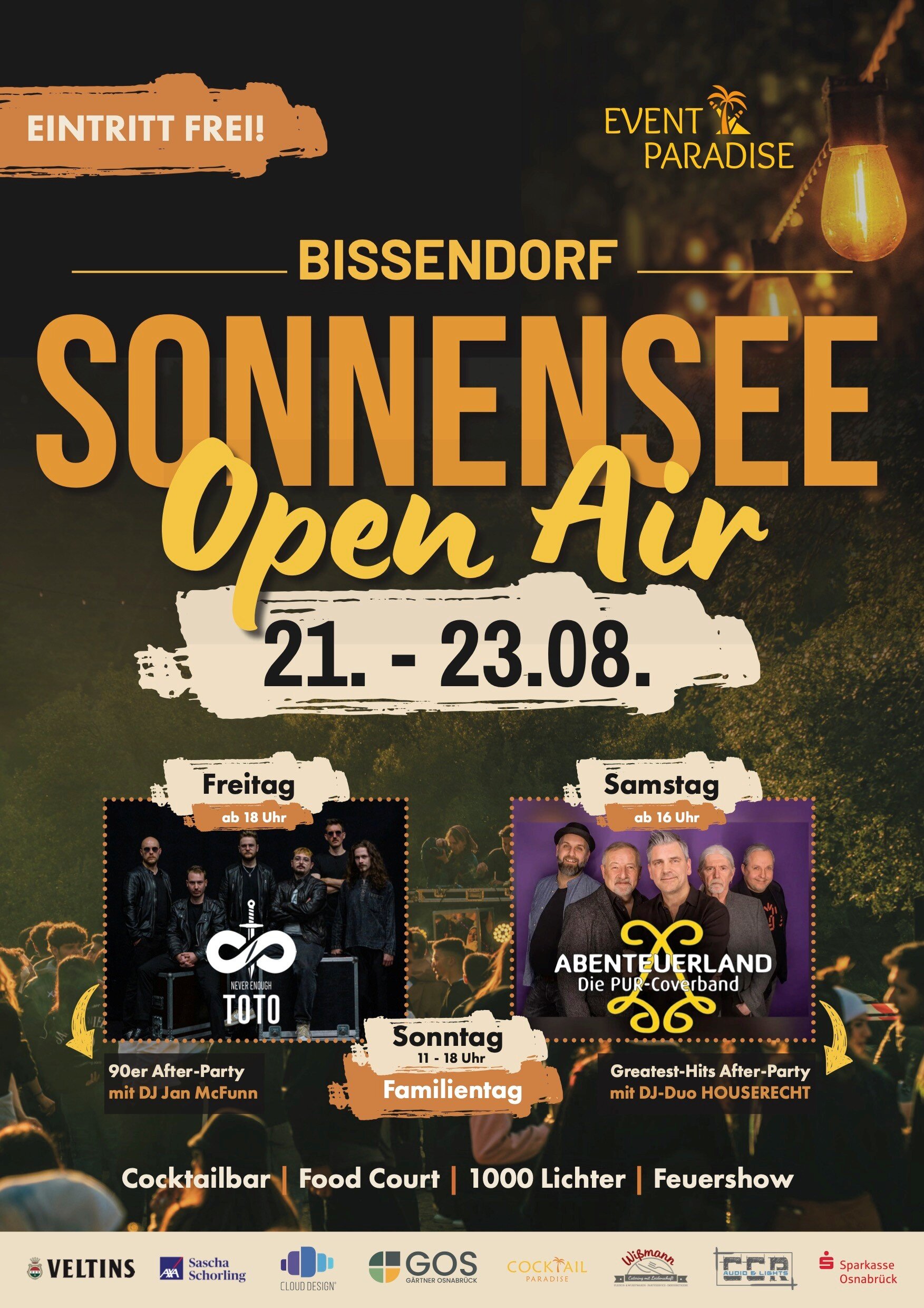 Sonnensee Open Air Plakat neu