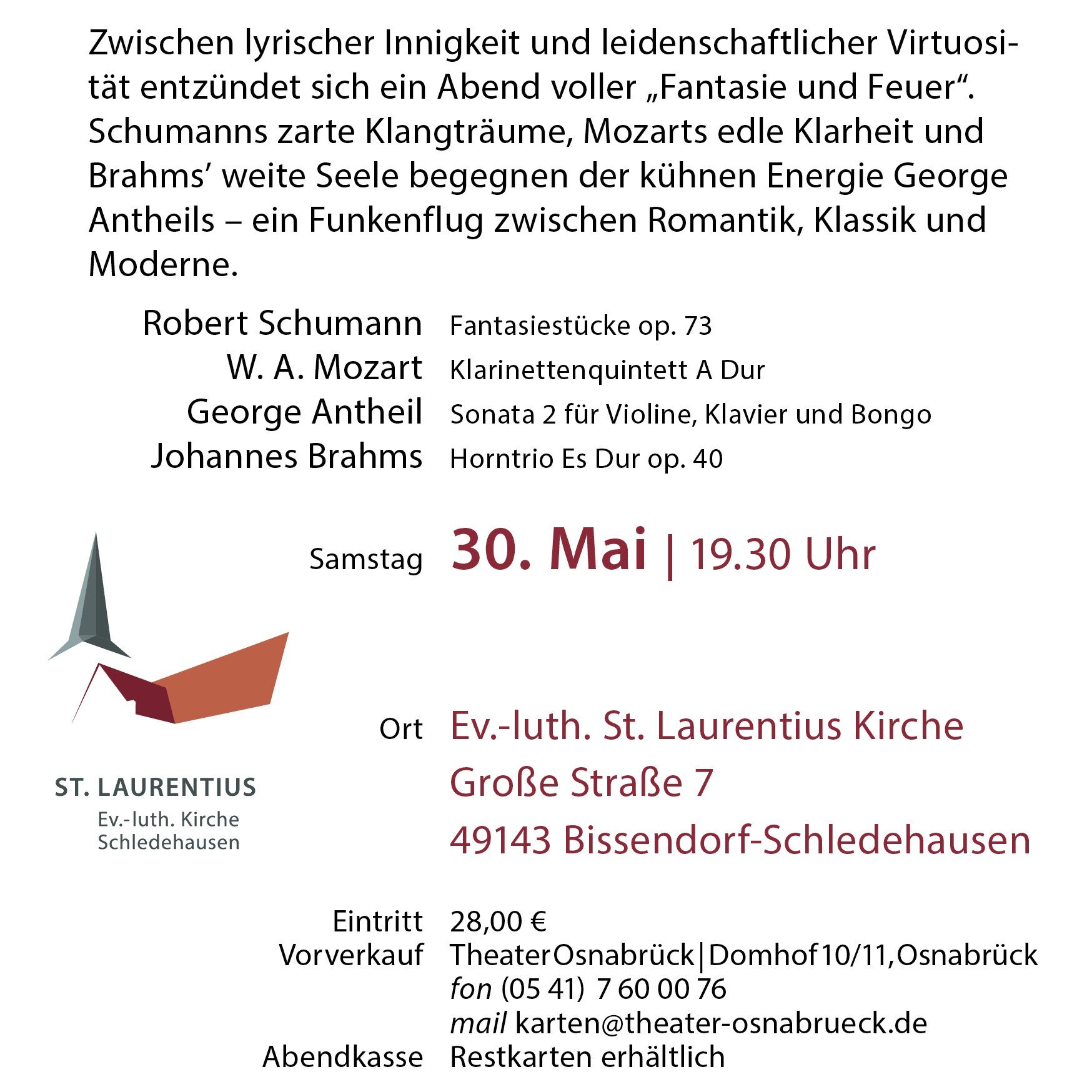 Beschreibung Classic Con Brio-Konzert 30.05.2026