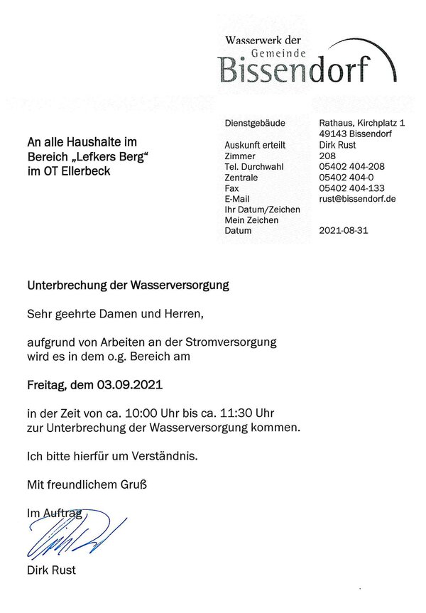 Anschreiben Lefkers Berg Anschreiben Lefkers Berg