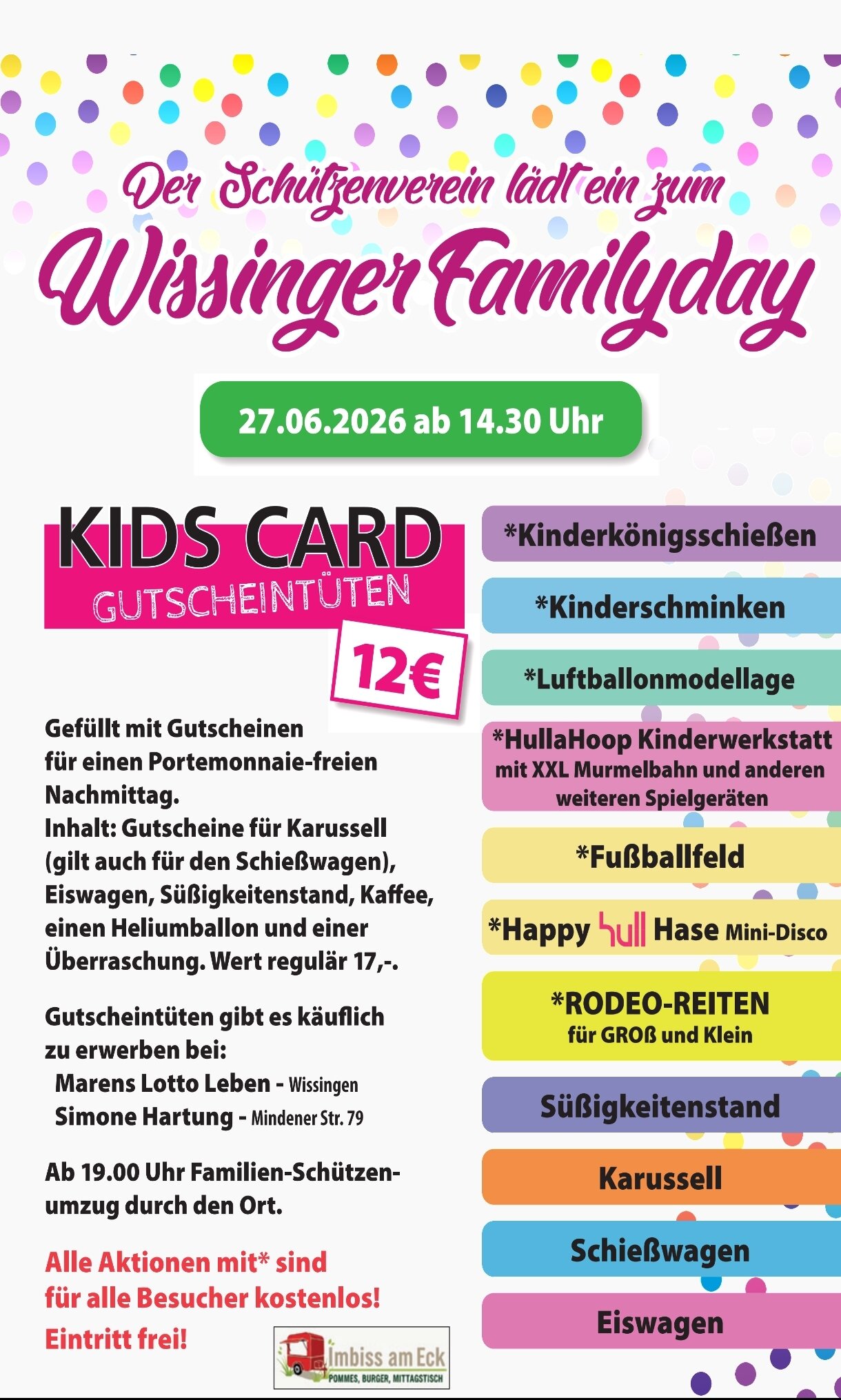 Schützenfest Wissingen - Wissinger Familiendy