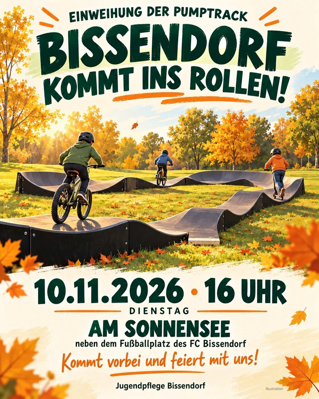 Einweihung Pumptrackeinlage Bissendorf 10.11.2026