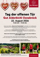 Tag der offenen Tür Gut Aiderbichl 22.08.2026