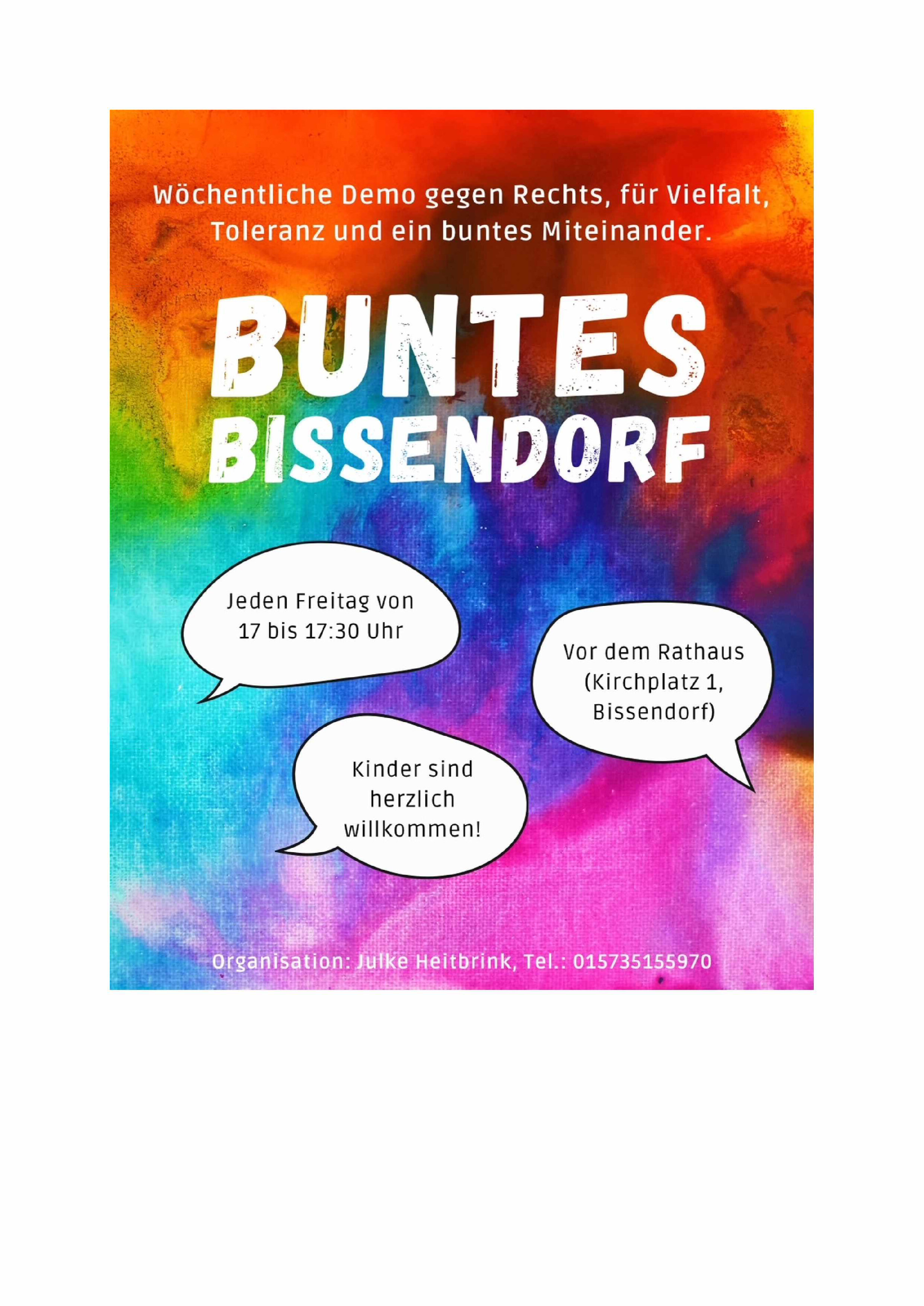 Buntes Bissendorf Plakat Buntes Bissendorf Plakat