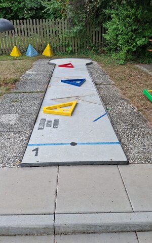 Minigolf - sanierte Bahn 1 Saison 2026