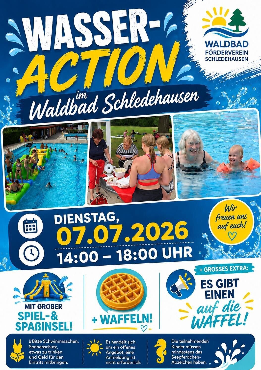 Wasser-Action 07.07.2026 Wasser-Action 07.07.2026