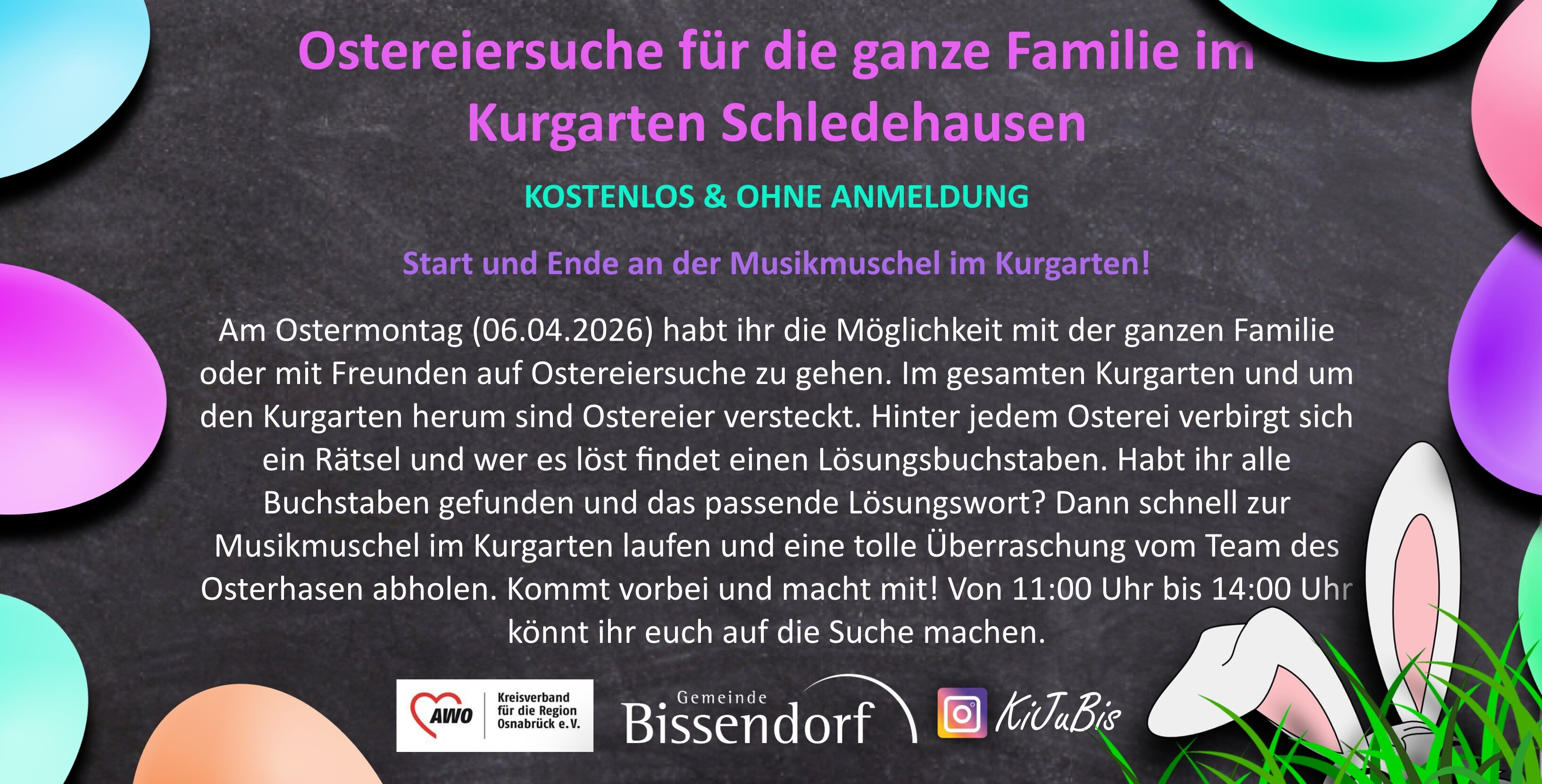 Ankündigung Ostereiersuche 2026