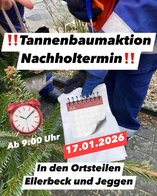 Tannenbaumaktion Nachholtermin