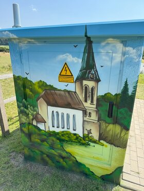 Gestaltung Ortsnetzstation Lyrastraße