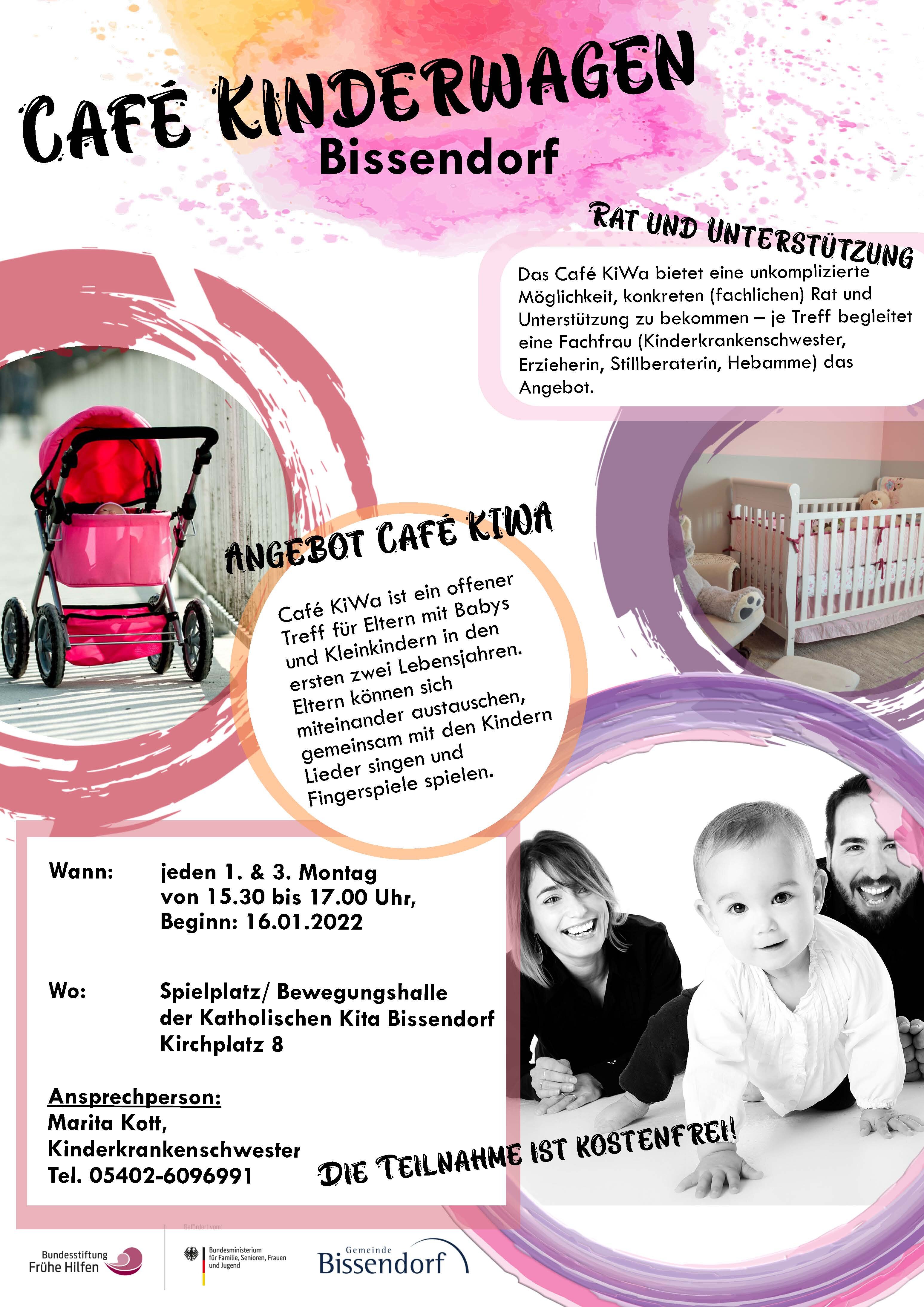 Cafe Kinderwagen Bissendorf Plakat 2023