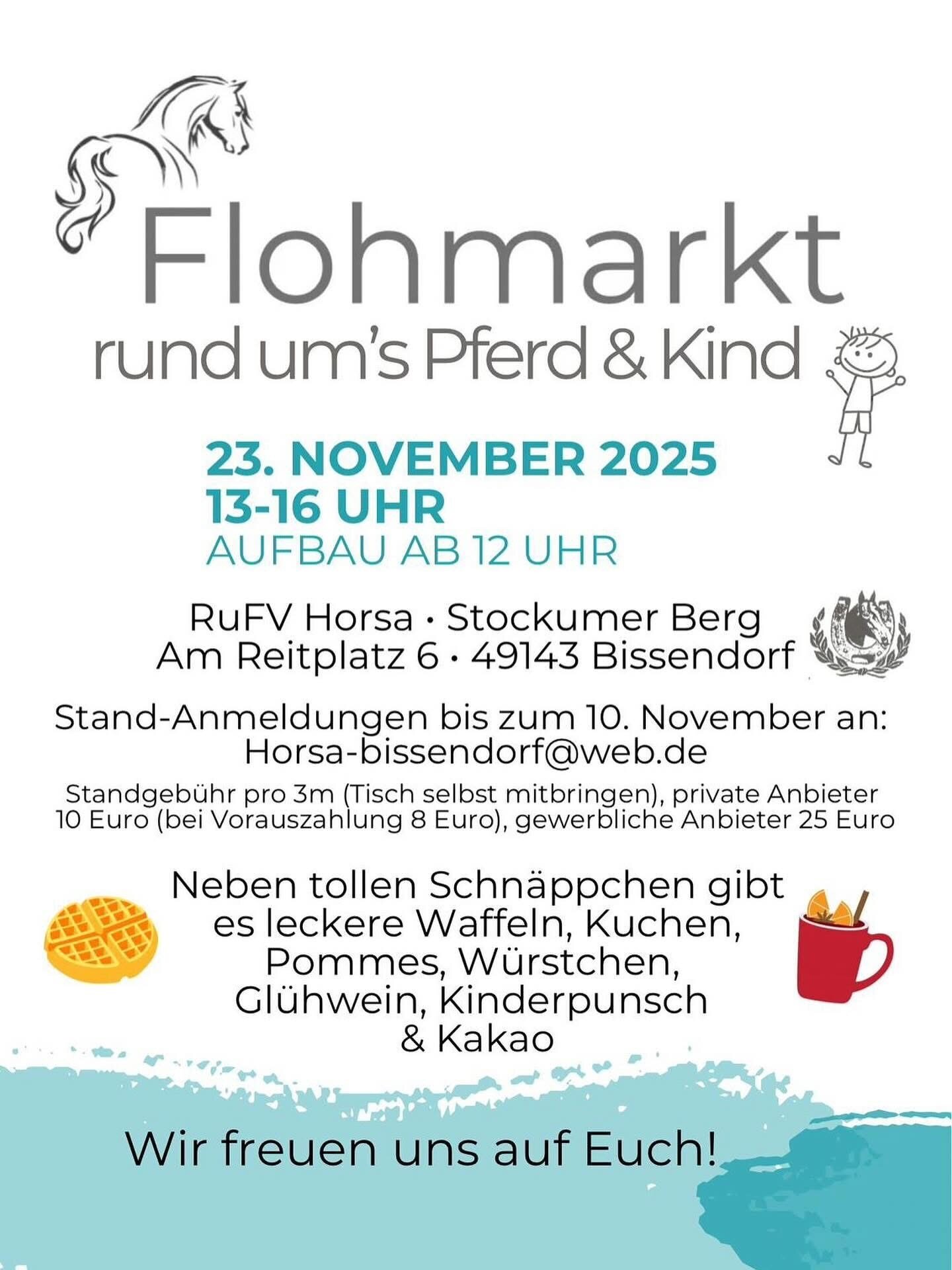 Flohmarkt RuF Horsa 25.11.2025