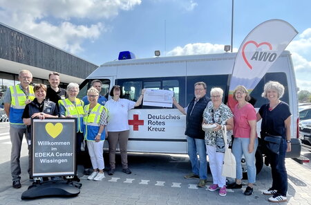 Scheckübergabe AWO Bissendorf an DRK Bissendorf und Tafel