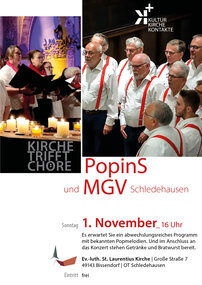Konzert MGV Schledehausen/PopinS 