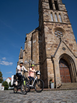 Fotos Aufwertung Hufreisen-Route - kath. Kirche
