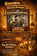 Kirchenkino "Die Feuerzangenbowle" Plakat