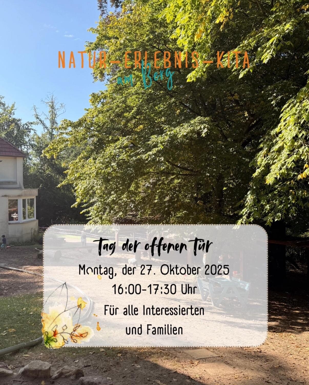 Naturerlebnis-Kita am Berg Tag der offenen Tür 27.10.2025