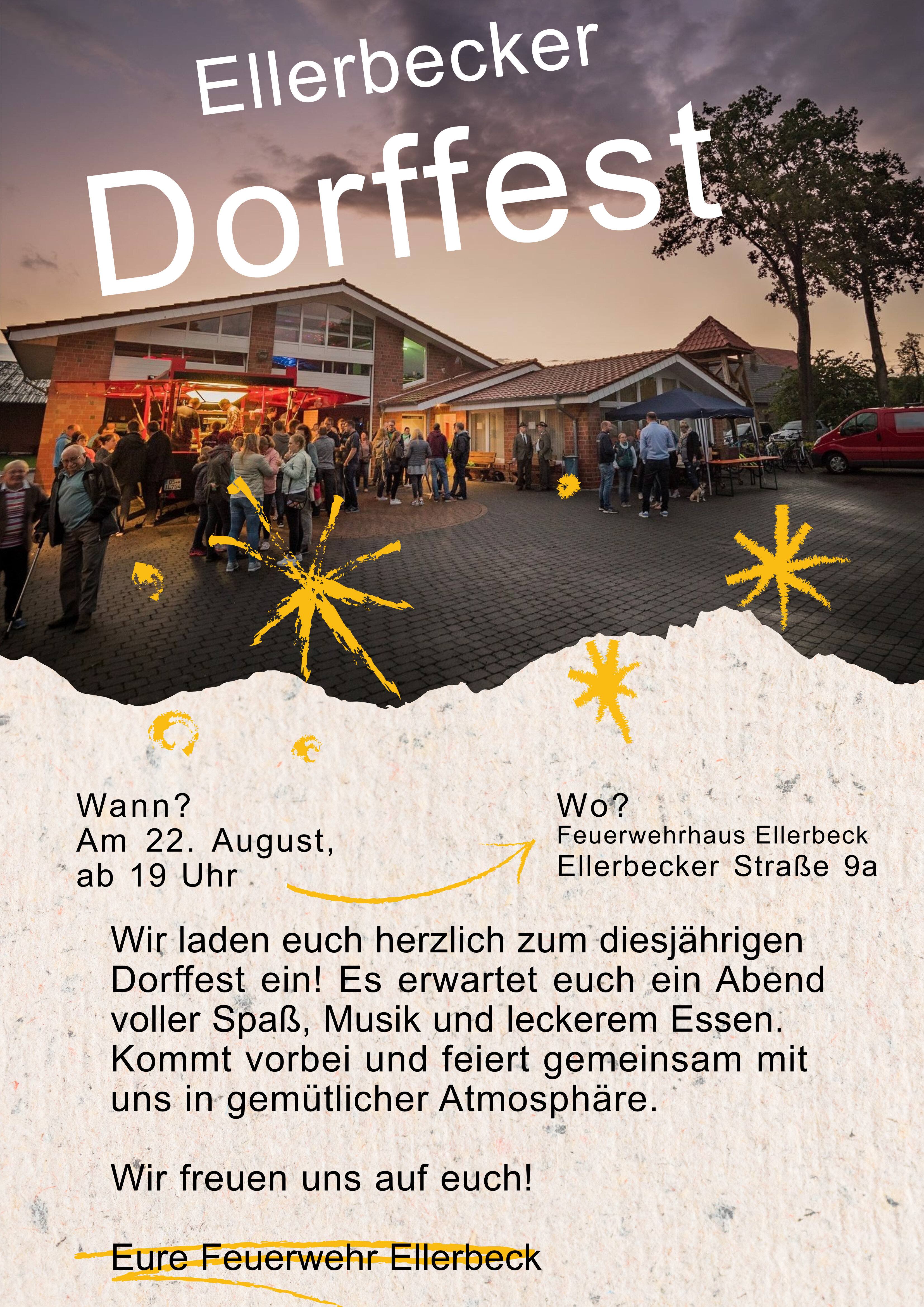 Ellerbecker Dorffest 22.08.2026 Ellerbecker Dorffest 22.08.2026