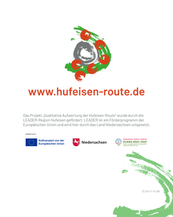 Hufeisenroute Förderhinweis Social Media