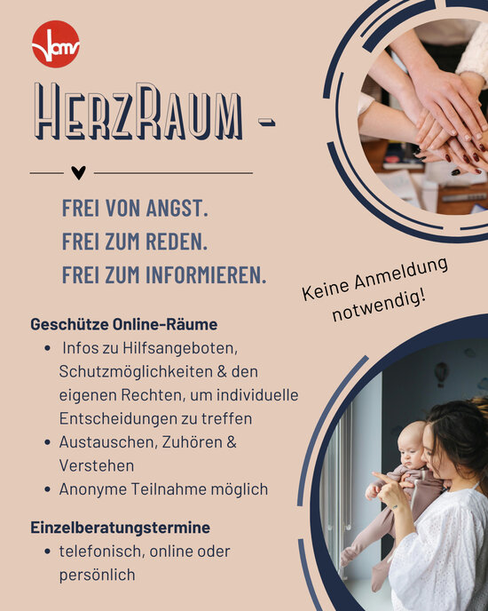 Flyer VAMV - HerzRaum Seite1