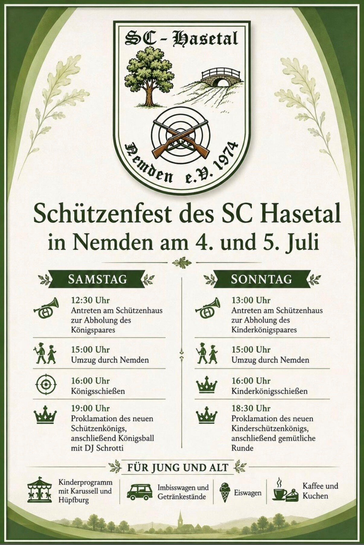 Schützenfest SC Hasetal 2026