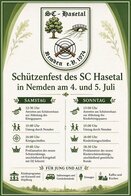 Schützenfest SC Hasetal 2026