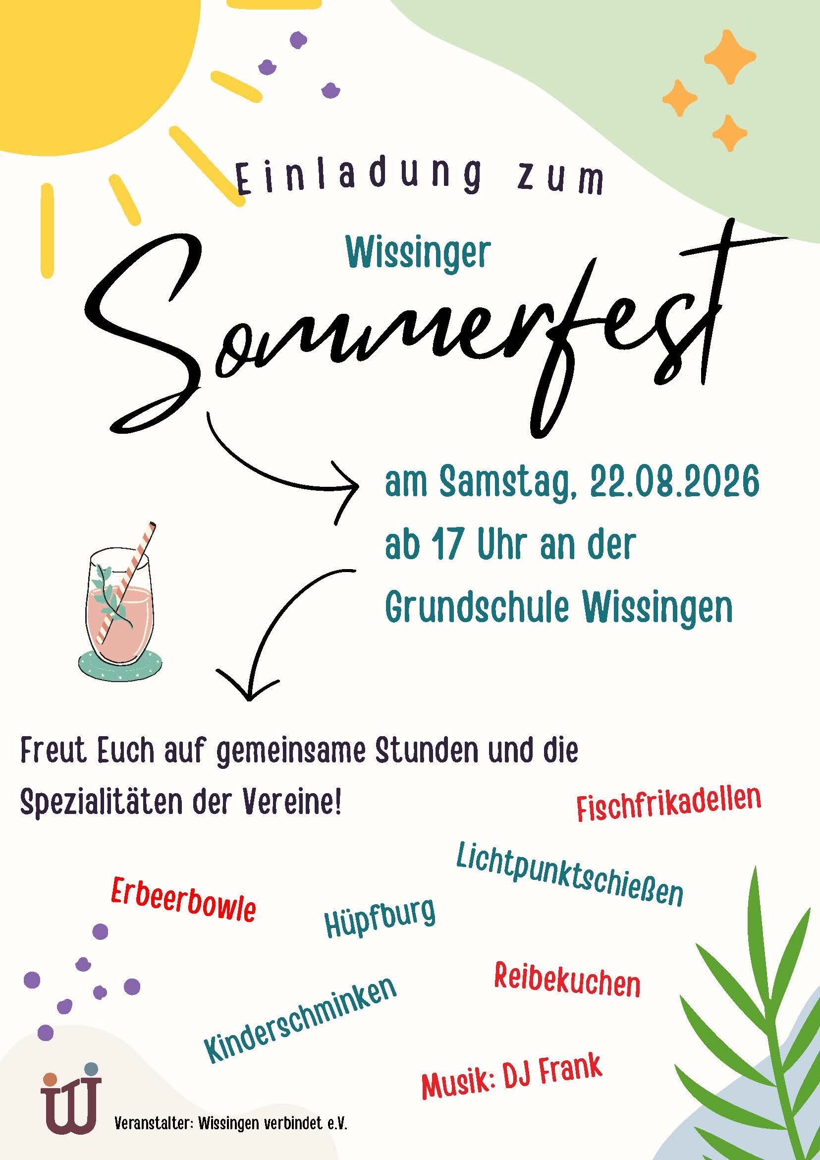 Sommerfest Wissingen 2026