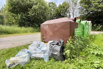Müllablegerung