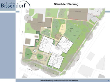 Planungsstand Neubau Grundschule Wissingen