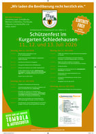 Schützenfest Schledehausen 2026 Plakat