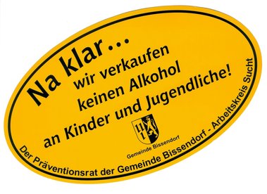 Keinen Alkohol an Kinder und Jugendliche