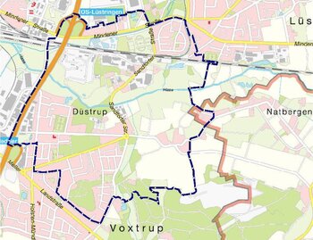 Bombenblindgänger Voxtrup Gefahrbereich